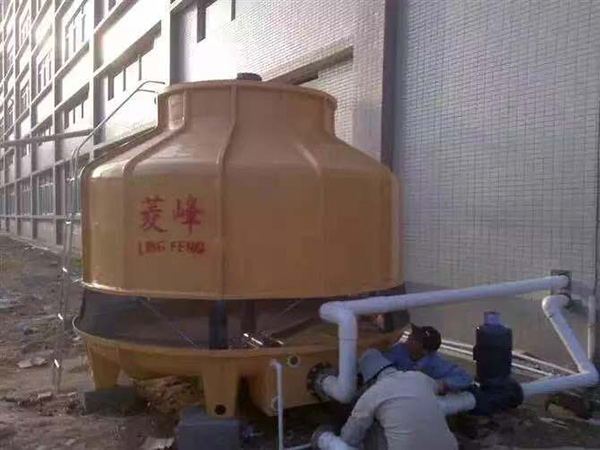 圆型冷却塔组装